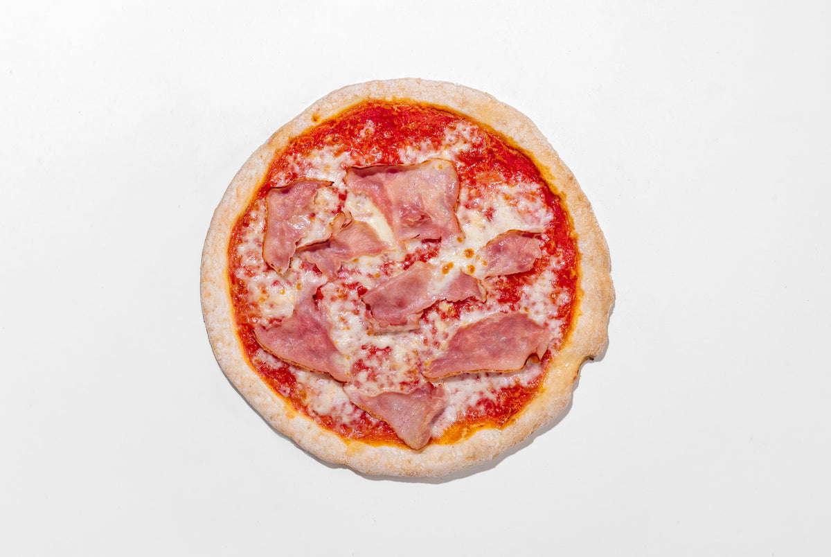 Pizza Cotta glutenfrei, fertig gebacken, von oben
